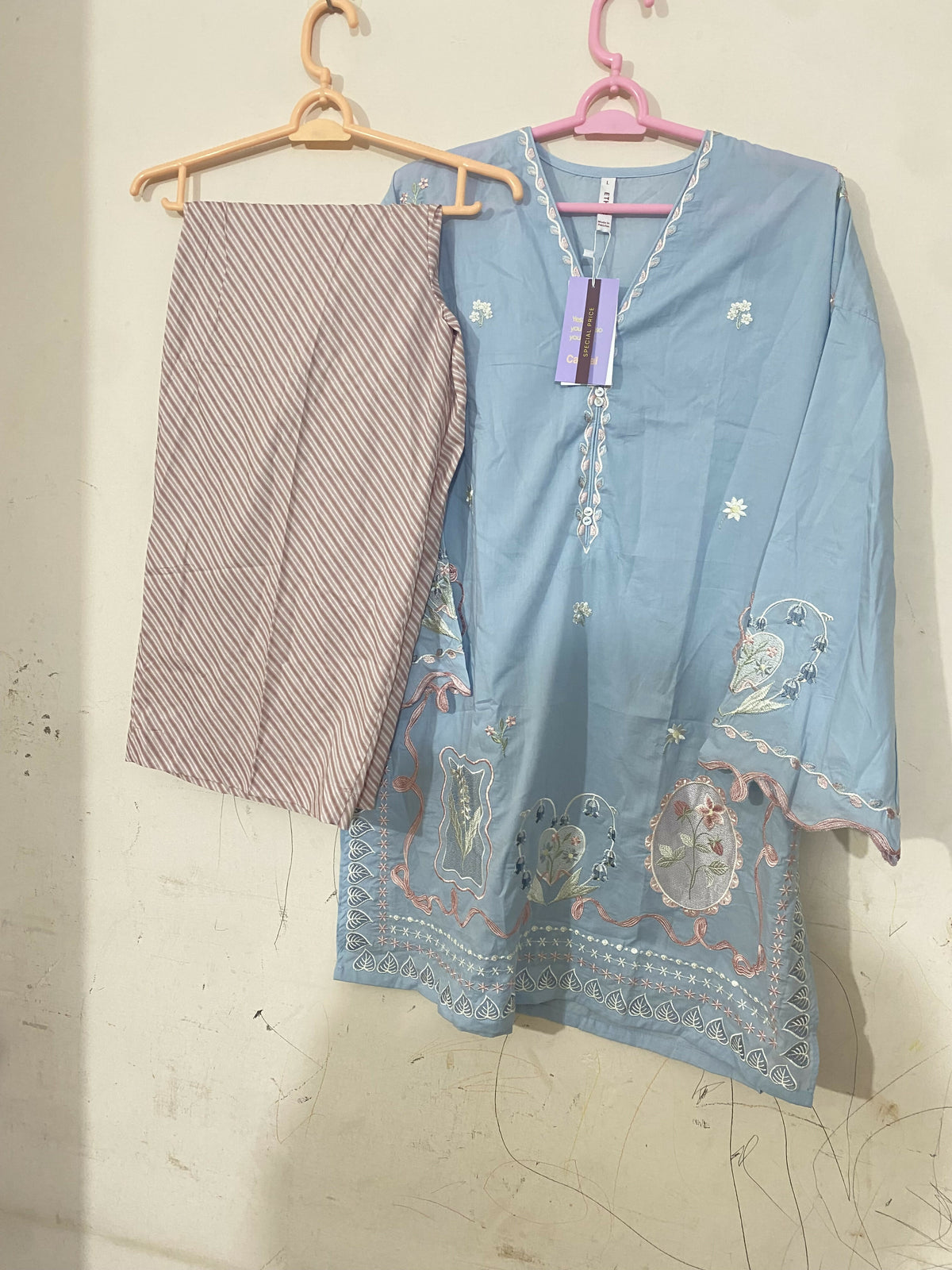 Ethnc | Women Branded Kurta | Sky Blue | Large | Brand New