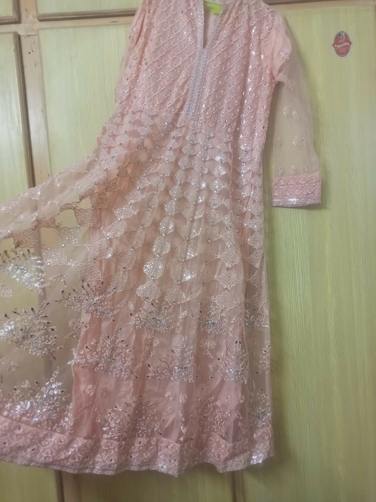 Baby Pink Maxi | Women Locally Made Formals | Medium | Worn Once