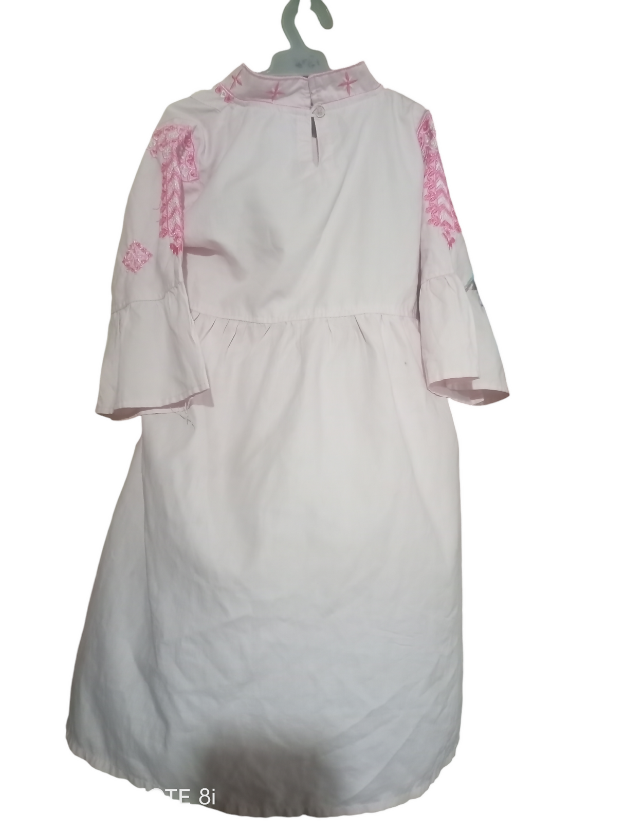 Embroidered Pink Frock | Girls Shalwar Kameez | Size 6-9 Yrs | Preloved
