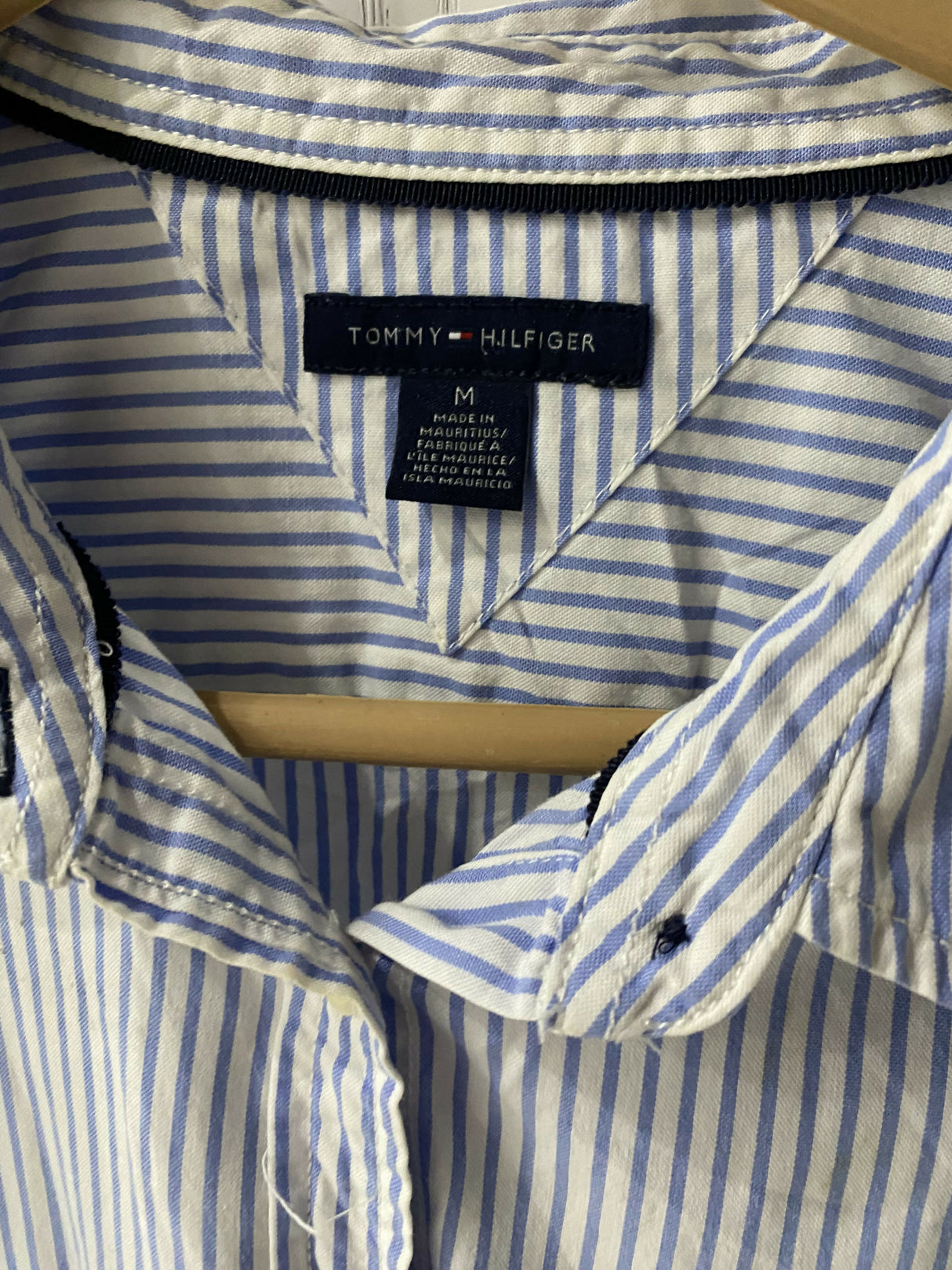 Tommy Hilfiger | Women Tops & Shirts | Medium | Blue & White | Preloved