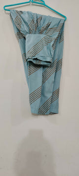 Block Print 2 PC Dress | Women Locally Made Dress | Sky Blue | Medium | Preloved