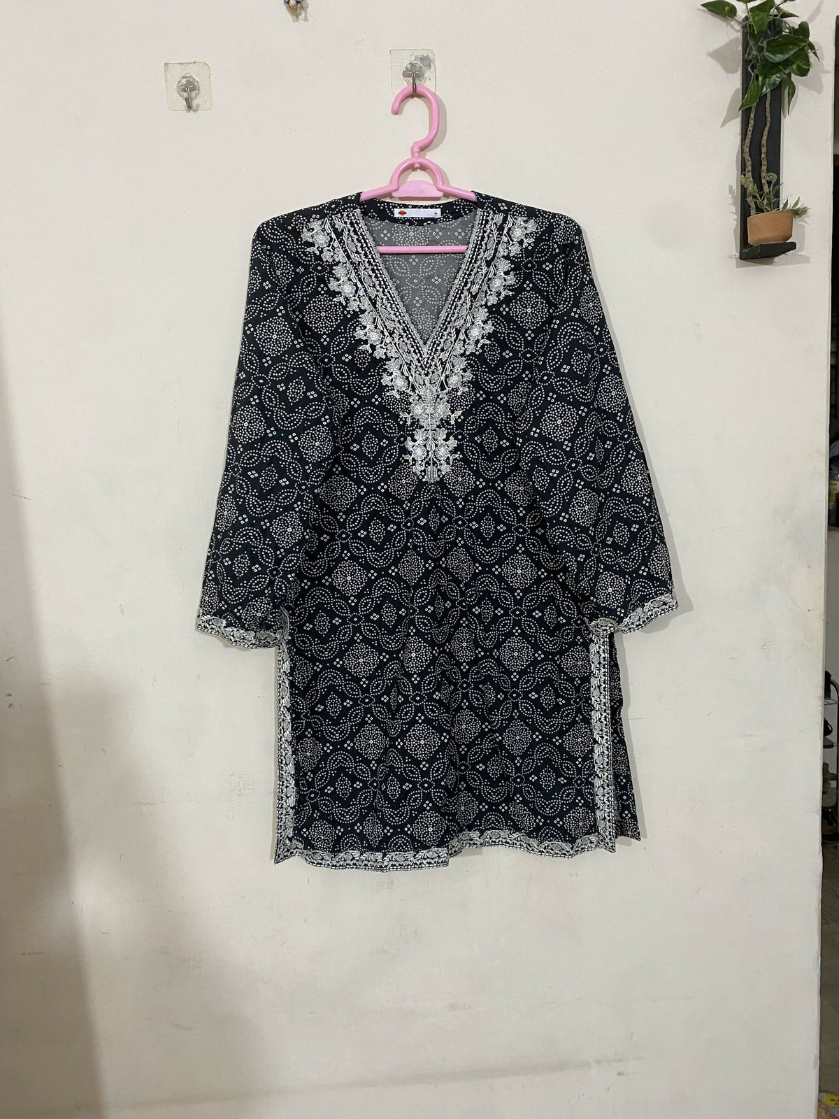 Khaadi | Women Branded Kurta | Black | Large | Worn Once