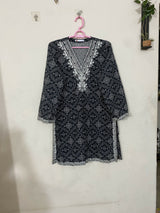 Khaadi | Women Branded Kurta | Black | Large | Worn Once