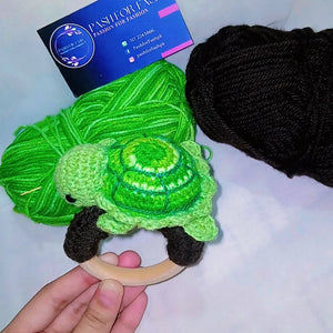 Pashforfashpk | Crochet Turtle Rattle | Handmade | New