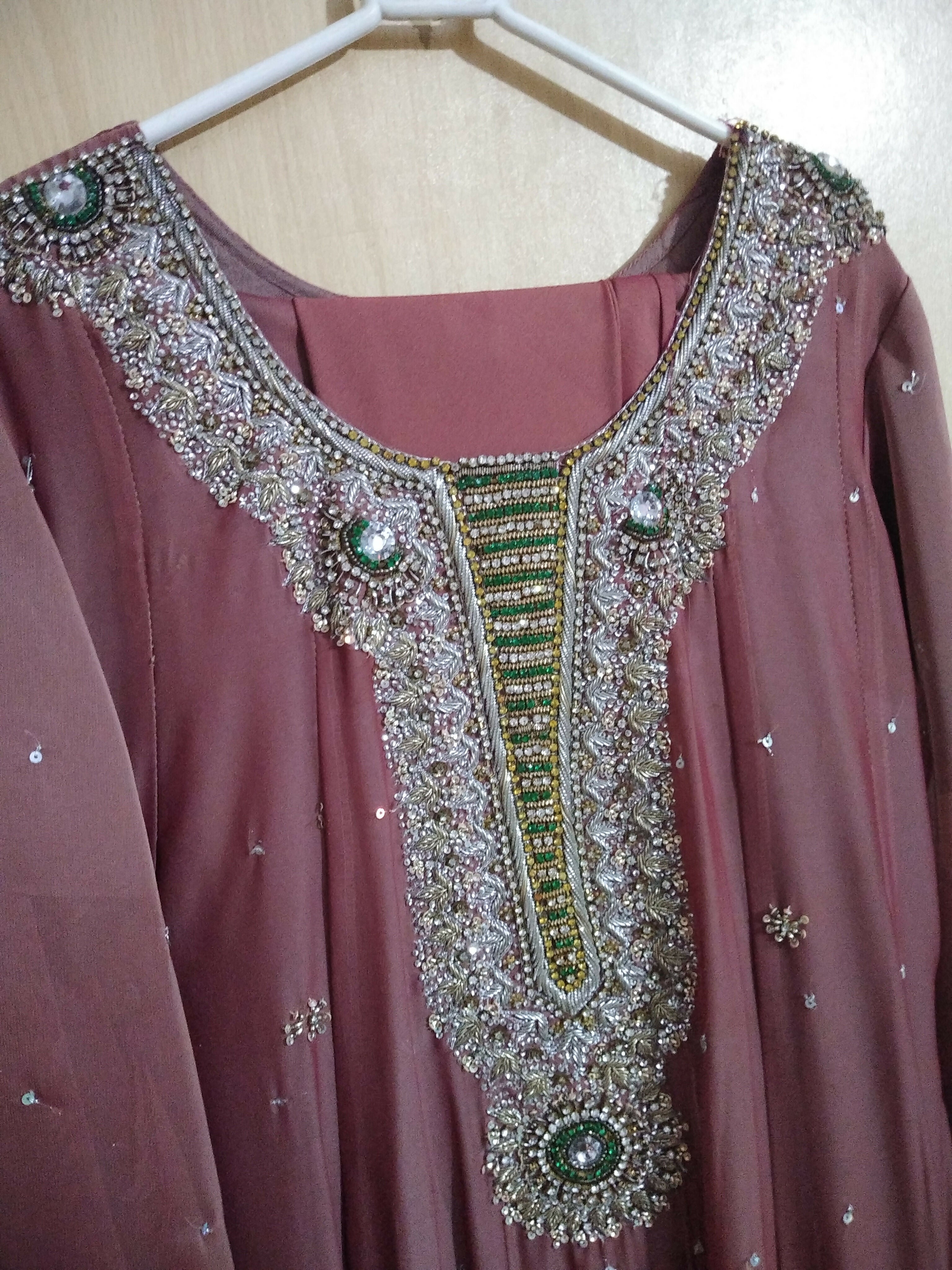 Embroidered Frok Suit | Women Locally Made Formals | Medium | New