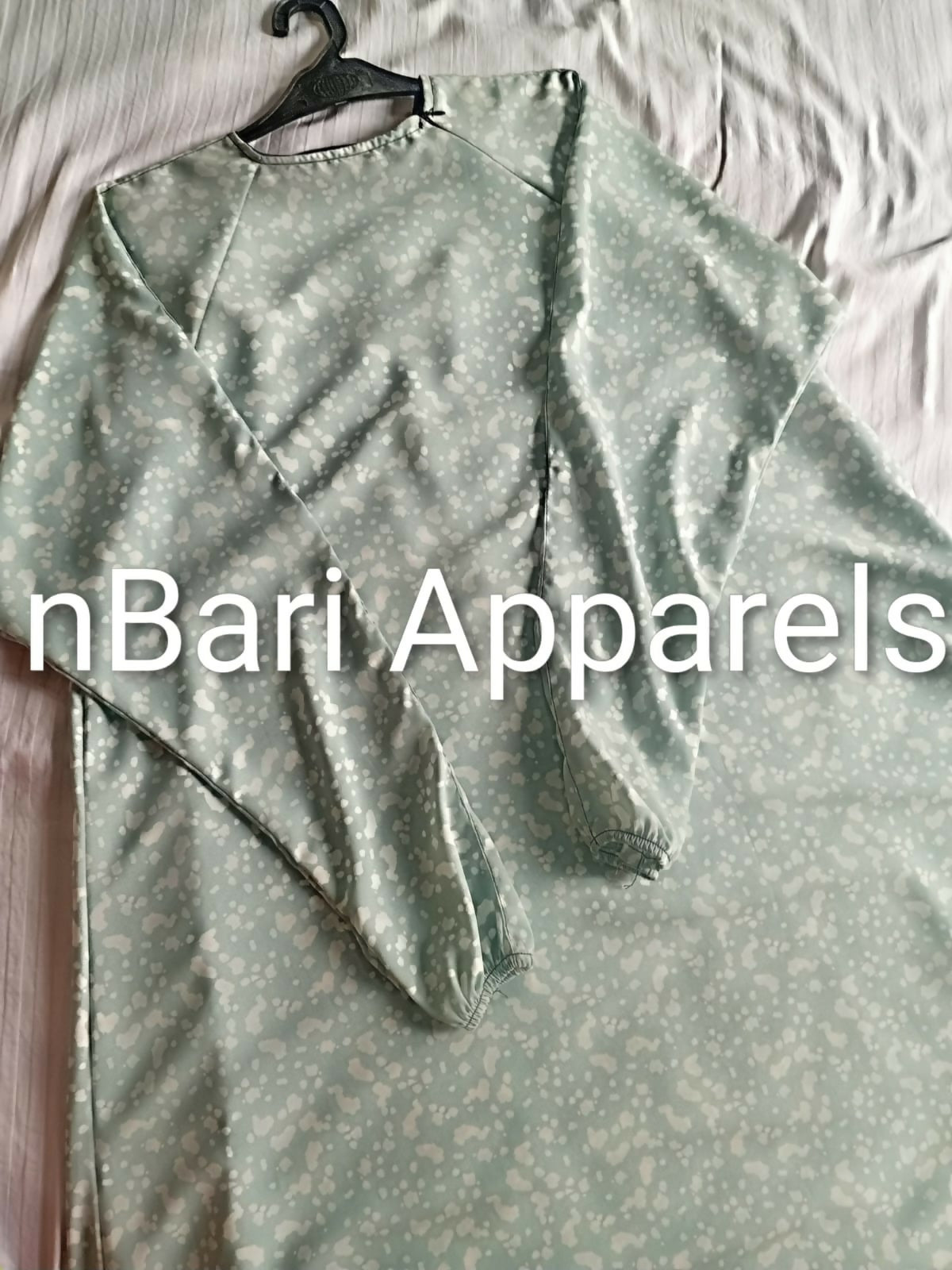 Ice Cream Green Maxi Abaya | Women Accessories | Large | Brand New