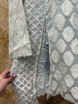 Raw Silk 3Pcs | Women Locally Made Formals | XLarge | Worn Once