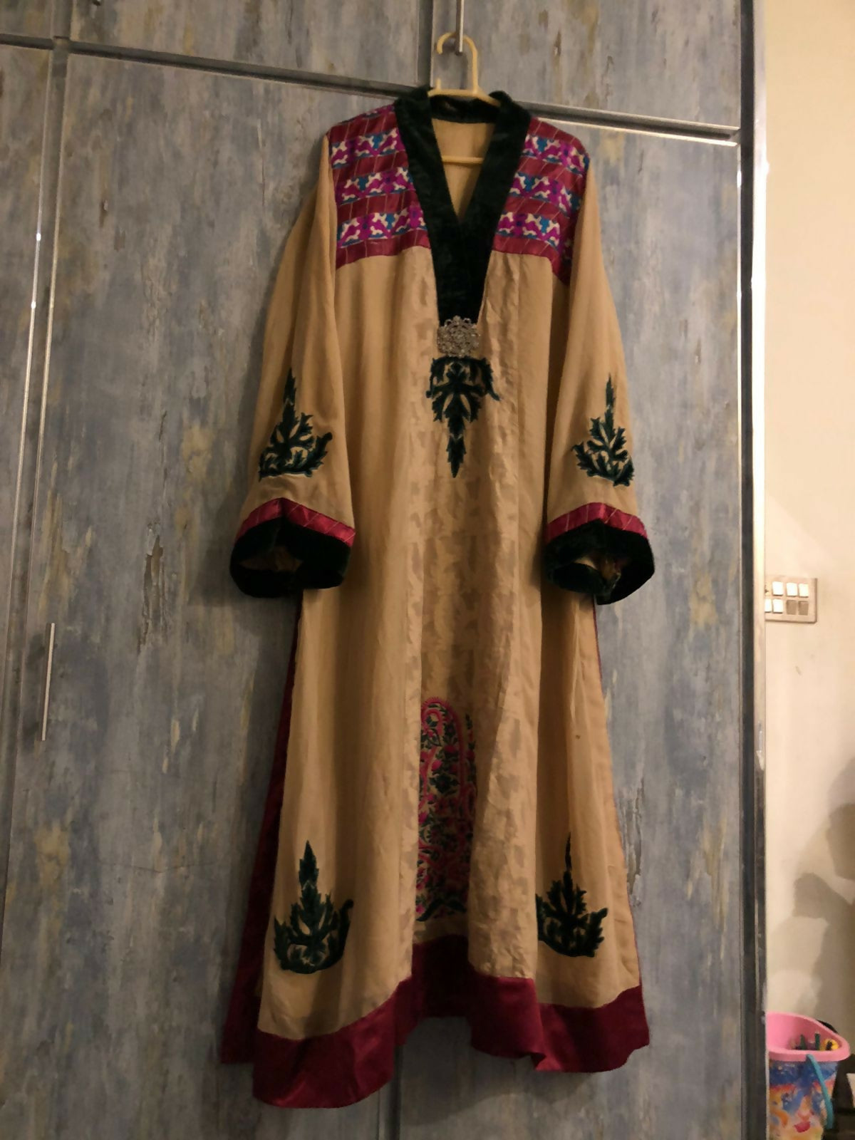 Beautiful Chiffon Shirt | Women Locally Made Kurta | Large | Worn Once