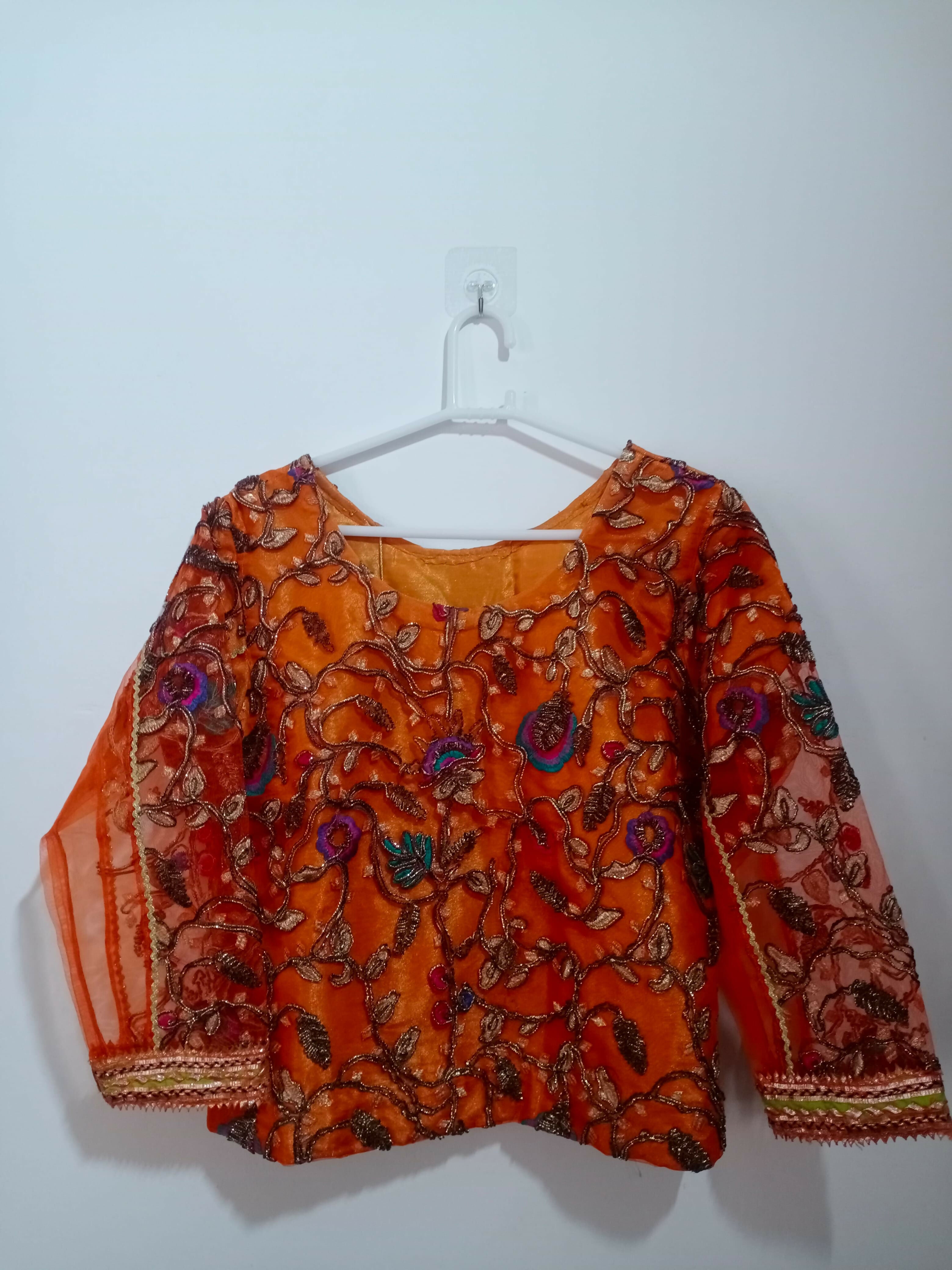 Multi chiffon Lehanga choli | Women Locally Made Formals | X Large | Preloved