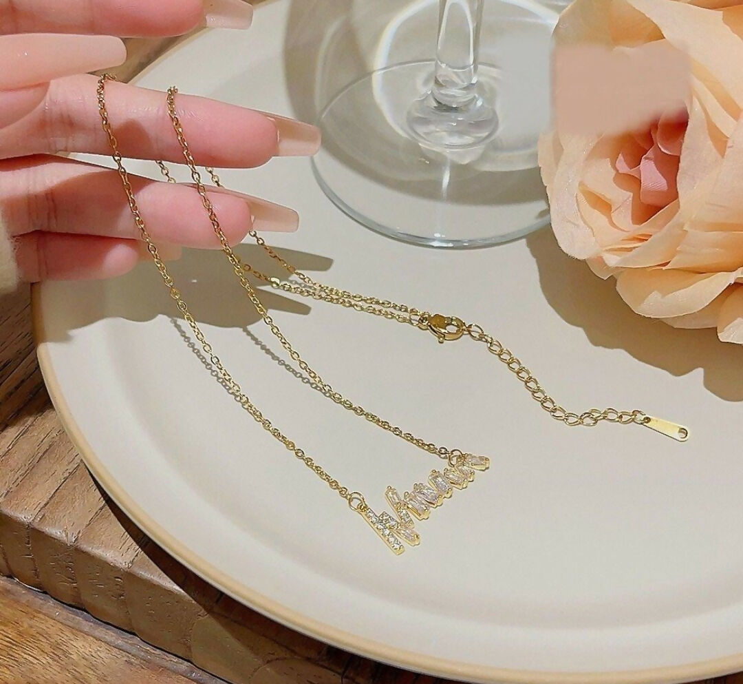 Baguette Layer Necklace-286 | Women Jewelry | Necklaces & Pendants | Brand New