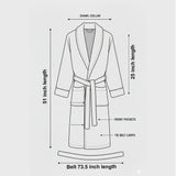 Luxury Embossed Zebra Plush Bathrobe for Women | Women Accessories | Bath Towels | Brand New