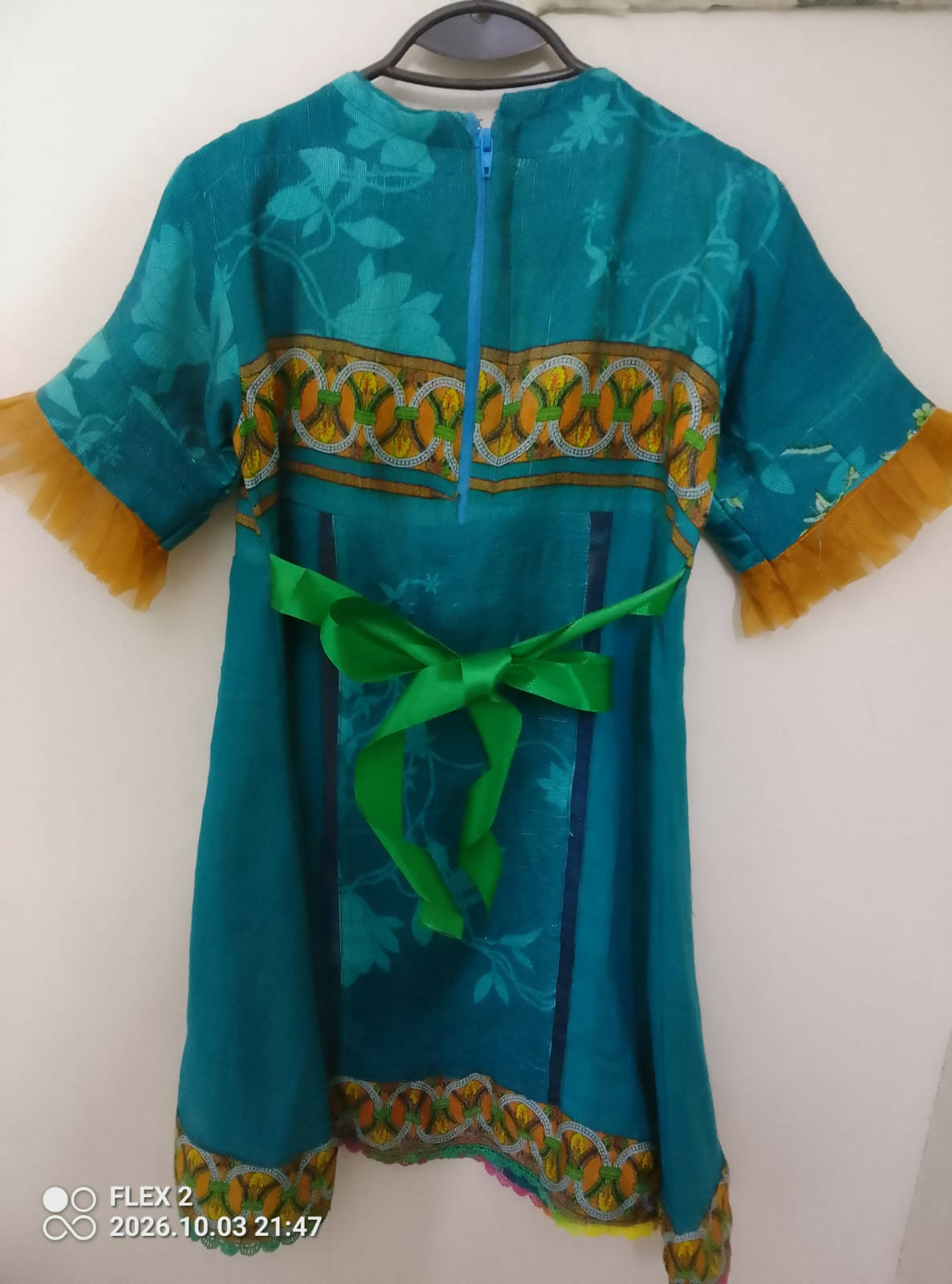Sea Green Frock | Kids | Girls Skirts & Dresses | Size: 6 to 7 Years | Brand New