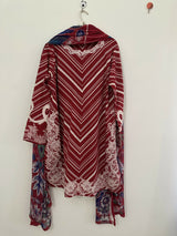 Sana Safinaz | Women Branded Kurta | Maroon | Medium | Worn Once