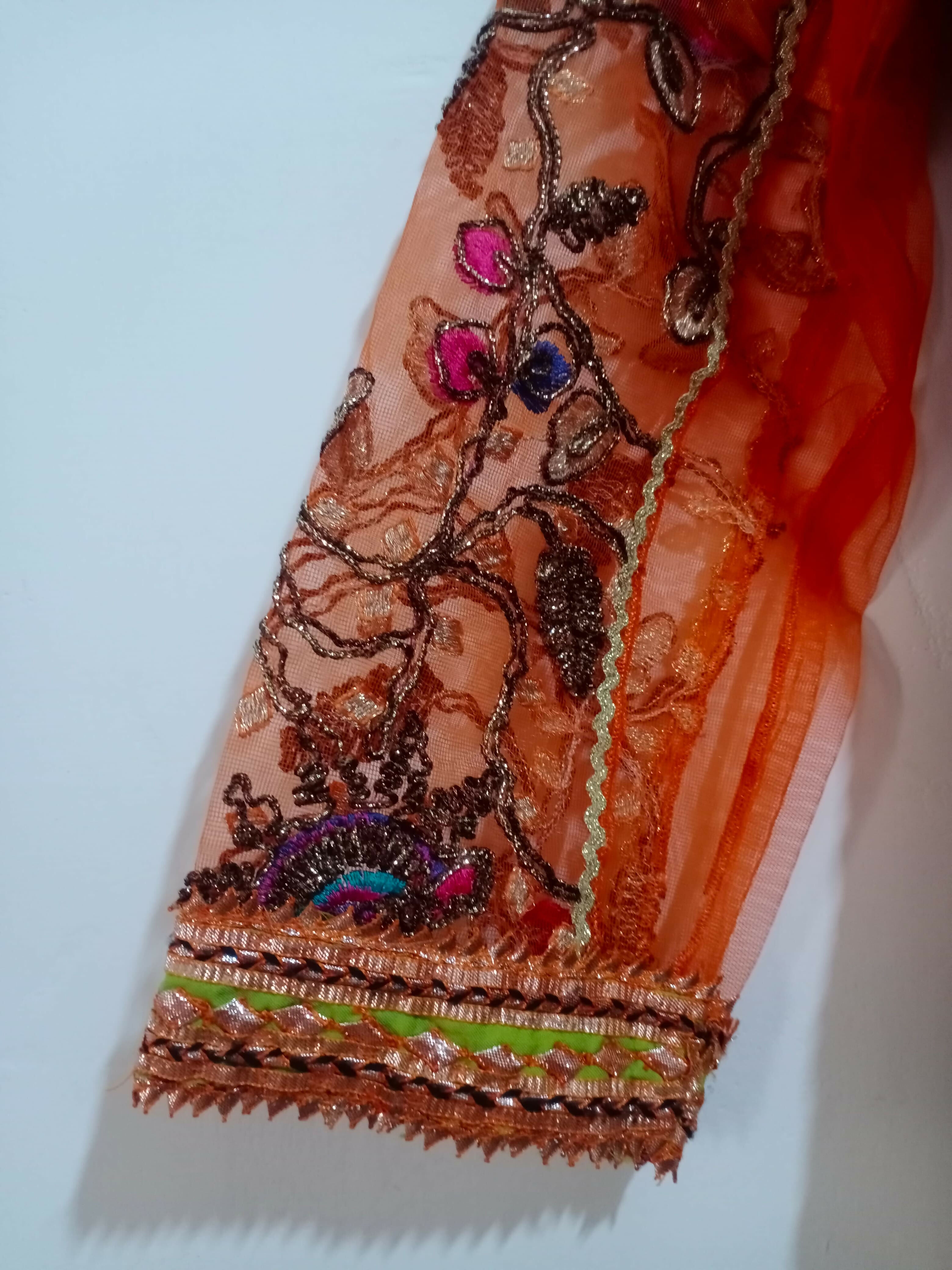 Multi chiffon Lehanga choli | Women Locally Made Formals | X Large | Preloved