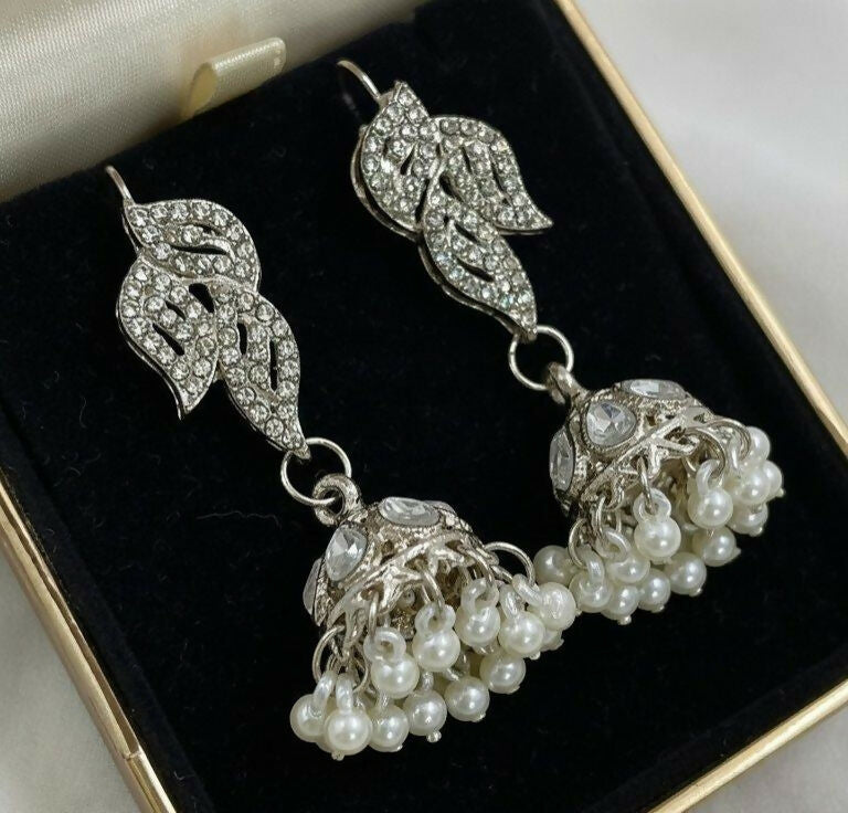 Tear Pearl Drop Jhumki-(00047/00048) | Women Jewelry | Earrings | Brand New