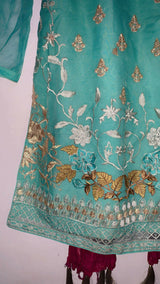 Embroided 2Pcs | Women Locally Made Formals | Medium | Preloved