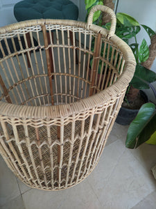 Cane Laundry Basket | For Your Home | Worn Once