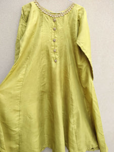 Mustard Yellow Frok | Women Froks & Maxis | Medium | Worn Once