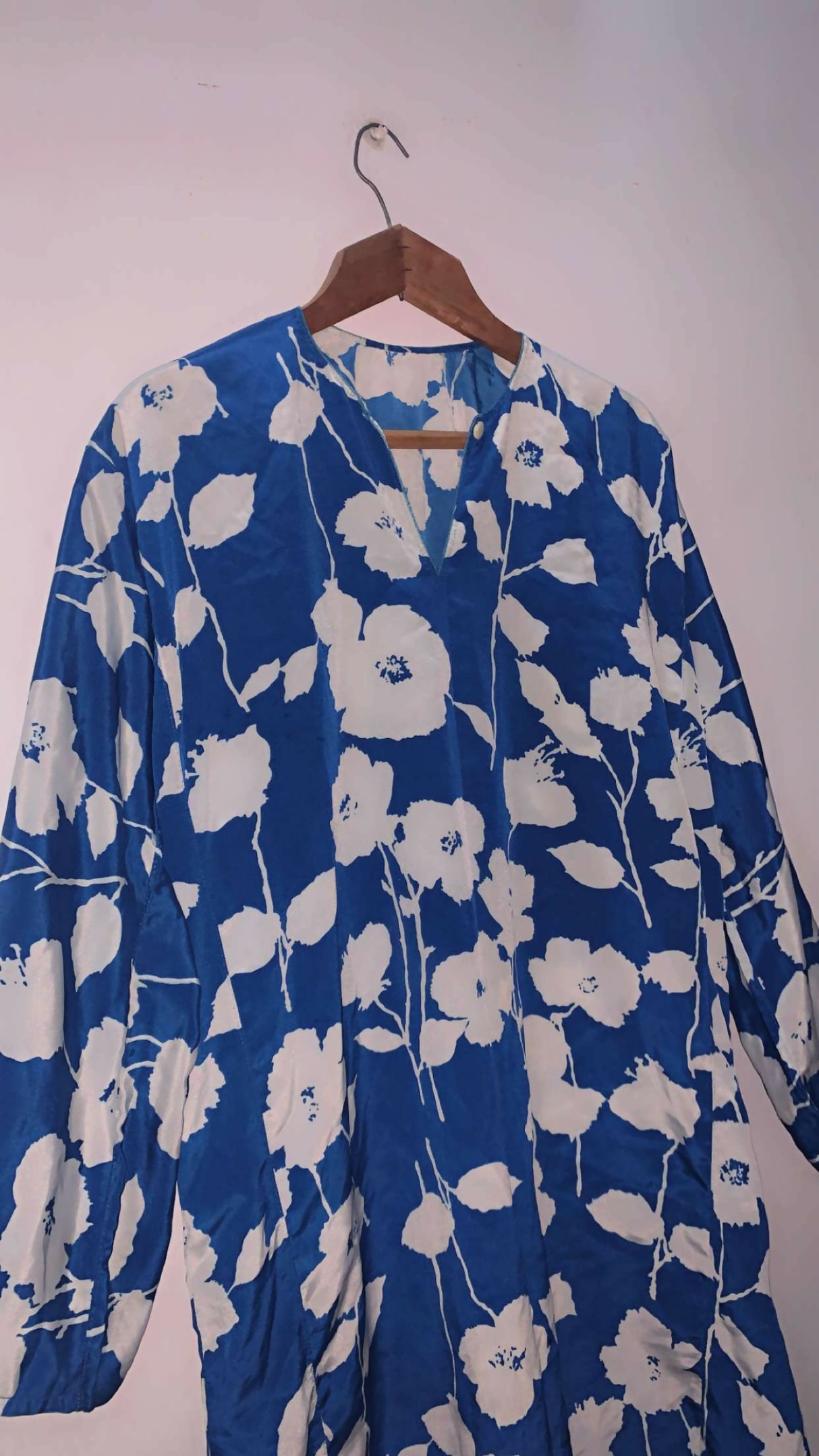 Blue Shirt | Women Locally Made Kurta | Medium | Worn Once