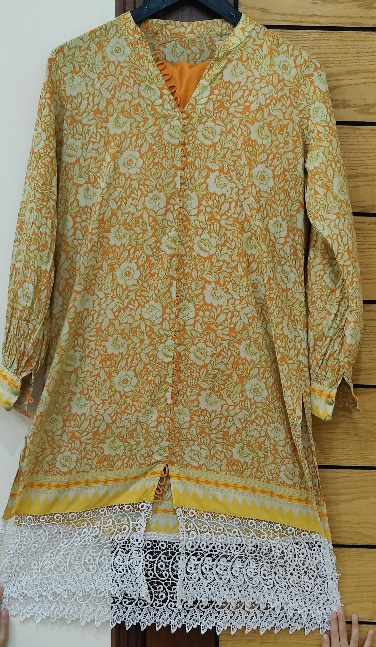 Farshi Shalwar 3PC Suit | Women Locally Made Kurta | Medium | Preloved