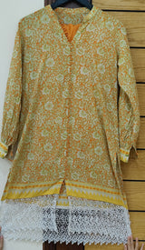 Farshi Shalwar 3PC Suit | Women Locally Made Kurta | Medium | Preloved