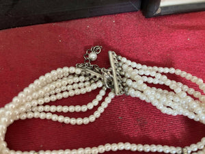 Imported from UK | Trendy Off-White Pearls Chokkar | Women Jewellery | Worn Once