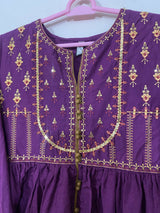 Ethnc | Women Branded Kurta | Purple | XLarge | Preloved