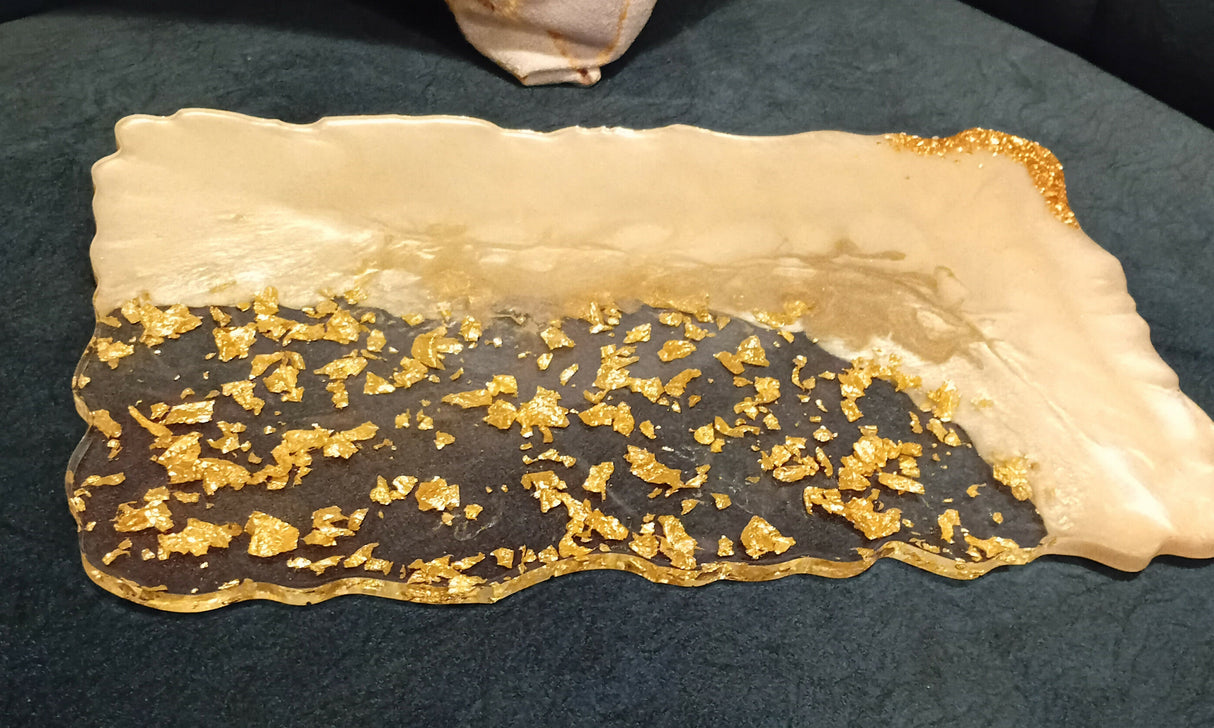 Resin Perfume Tray Without Handels | For Your Home | Handmade | Customize Tray | Size: 14 inches | New