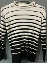 Girls Blacka & Whte Stripe Shirt | Kids | Girls Tops & Shirts | Size: 3 to 4 Yrs | Preloved