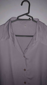 Lavender / Cold Grey Stylish Western Top | Women Tops & Shirts | Large | Preloved | pinteresty western down button shirt
