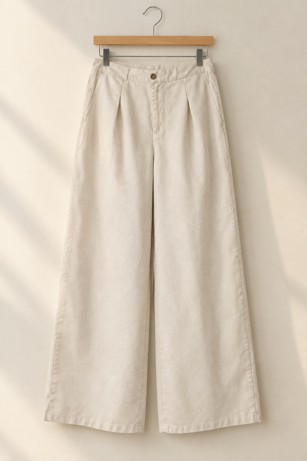 Baggy Pants | Women Bottoms & Pants | Size: 36 | Beige | Preloved