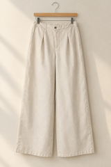Baggy Pants | Women Bottoms & Pants | Size: 36 | Beige | Preloved