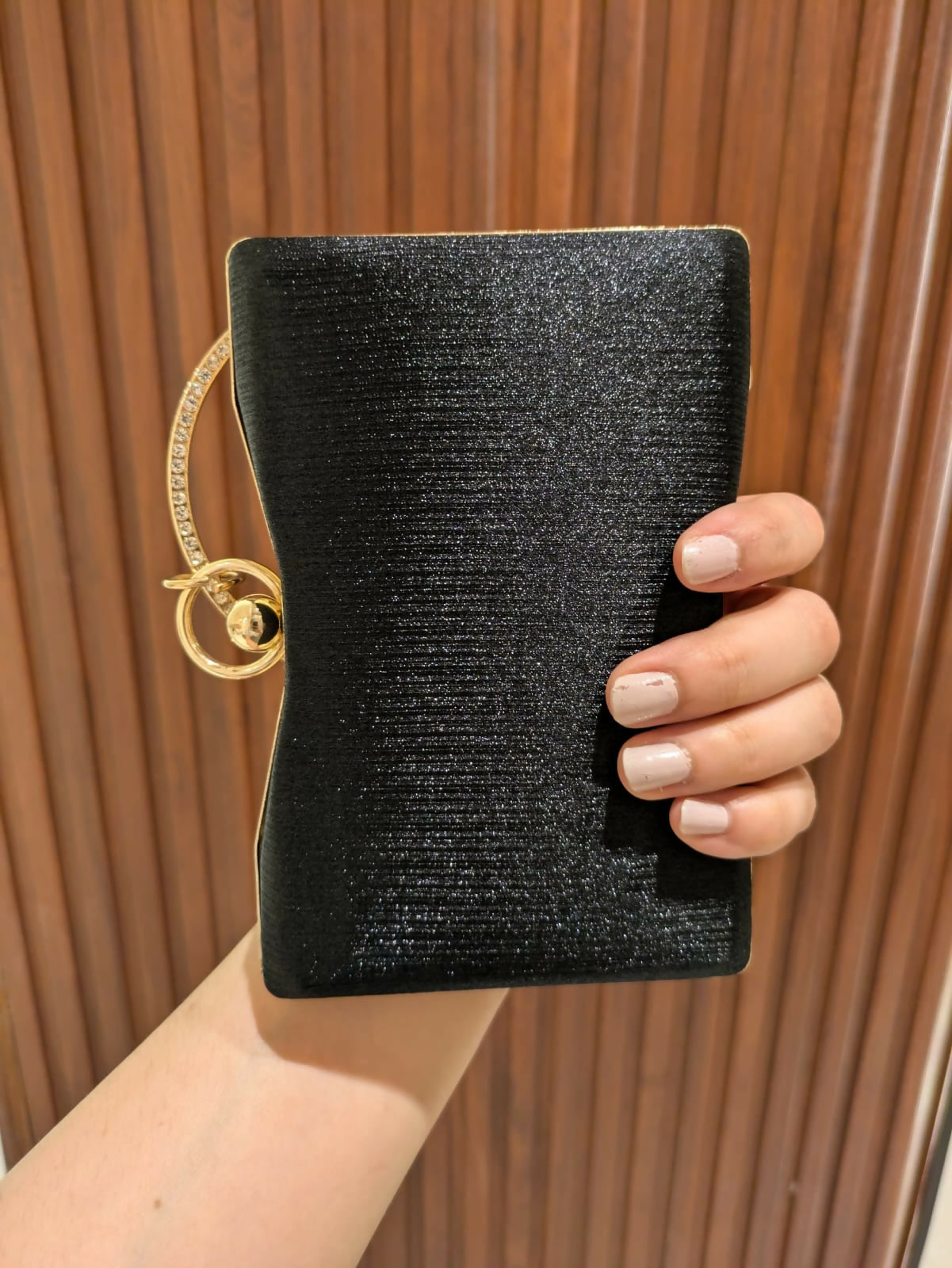 Midnight Black Clutch | Women Bags | Clutches | Small | Brand New
