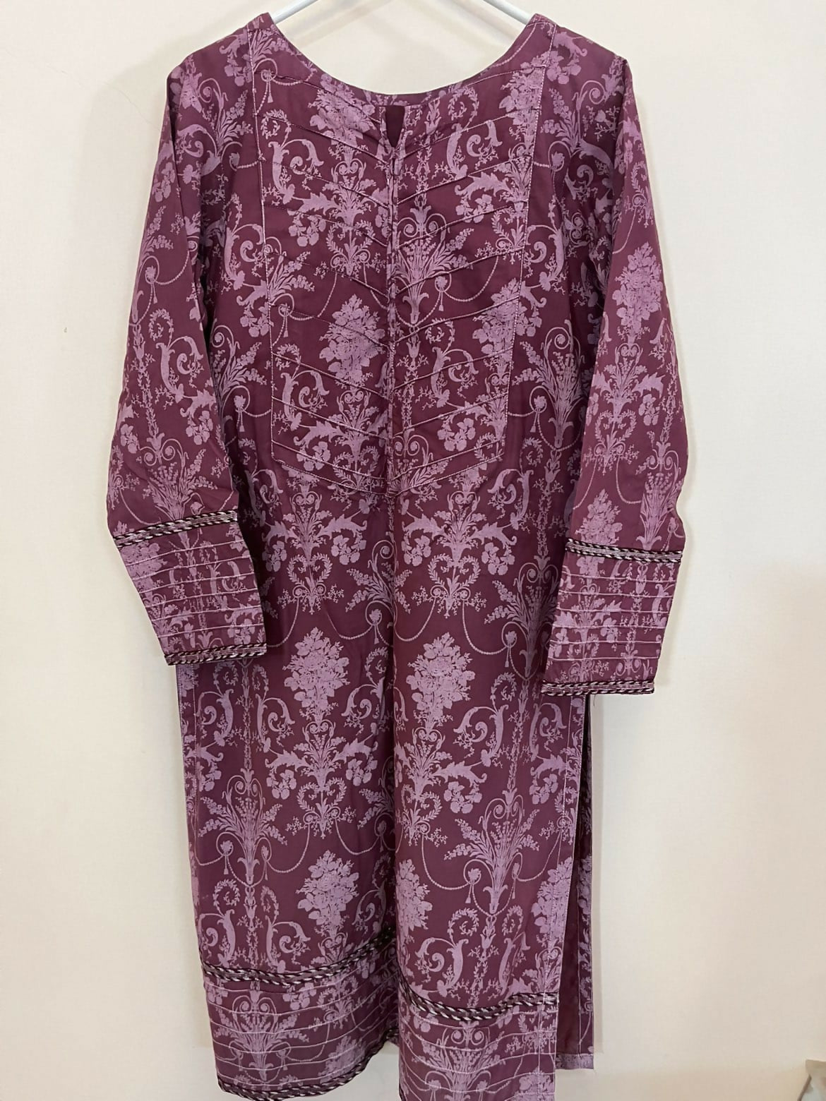 Plum 2 PC Dress | Women Locally Made Kurta | XSmall | Preloved