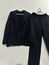 Negative Apparel |Black Pant Coat | Women Western | Medium | Preloved