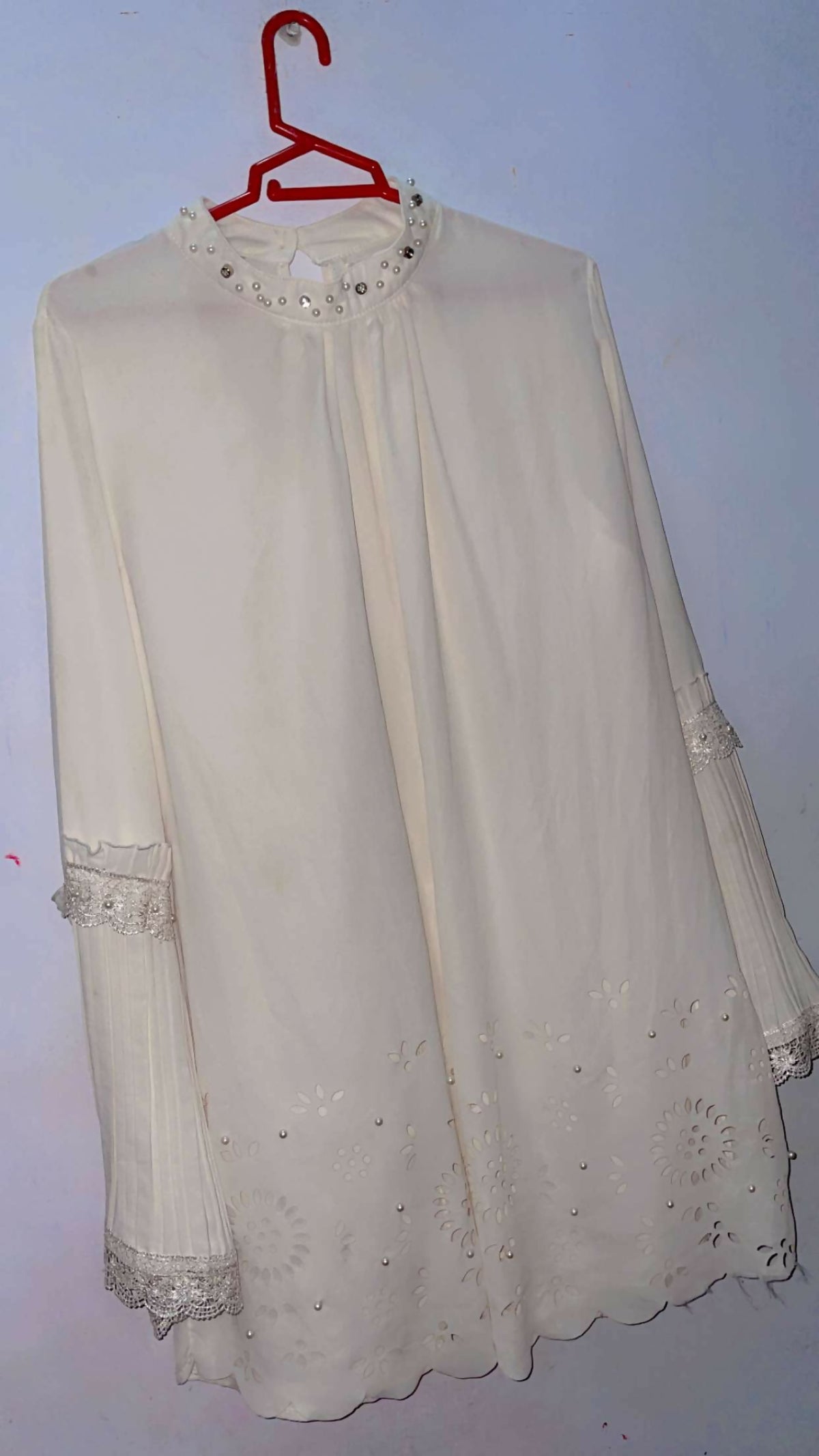 White Western Top | Women Tops & Shirts | XLarge | Preloved