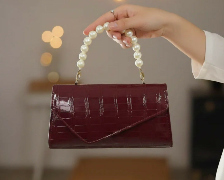 Pearl Luxe Mini Handbag (00092-00093) | Women Bags | Medium | Brand New