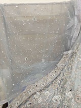 Grey Silver Maxi | Women Bridals | Medium | Worn Once
