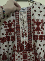 Sapphire | Women Branded Kurta | Medium | White Kurta | Preloved