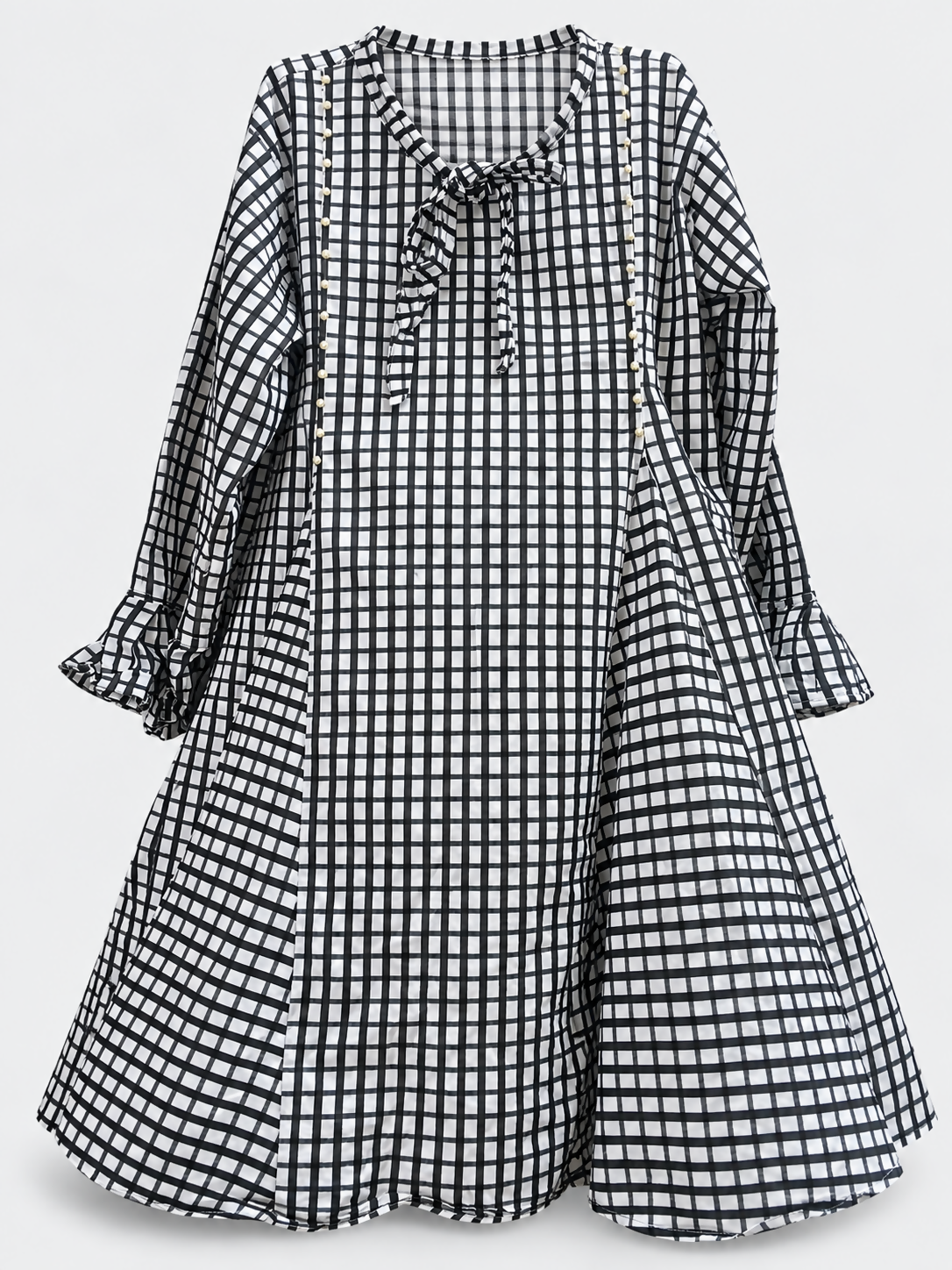 Black & White Frock | Women Frocks & Maxis | Medium | Preloved