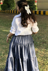 Pinterest Inspired Skirt | Women Skirts & Dresses | Small | Blue | Worn Once
