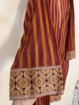 Printed Rust Kurta | Women Locally Made Kurta | Small | New