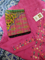 Gul Ahmed | Women Branded Kurta | Pink Kurta | XLarge | Brand New
