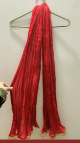Red Chunri Staller/ Scarf | Women Accessories | Standard | Preloved