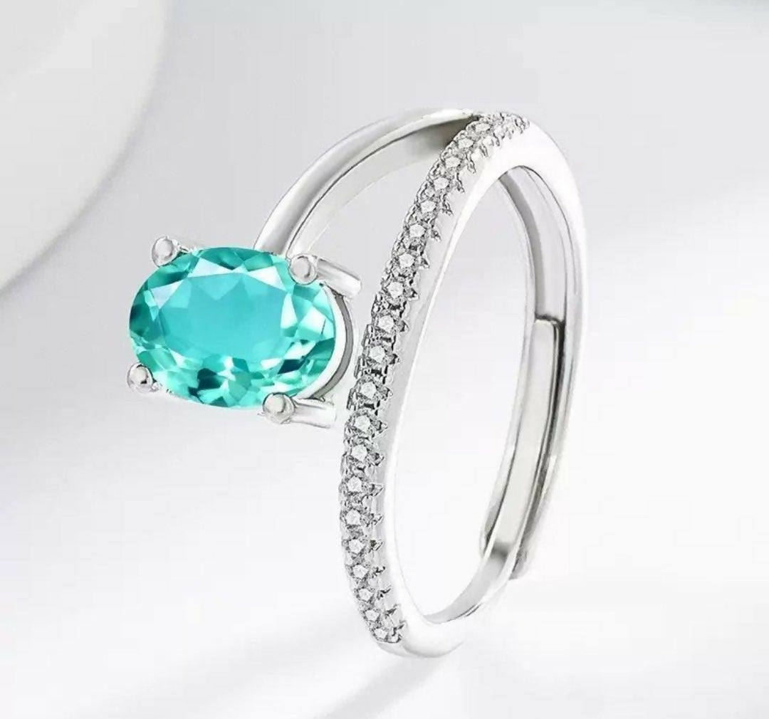 Oval Round Ring Adjustable-00752 | Women Jewelry | Rings | Brand New
