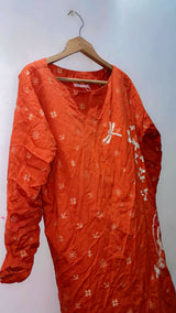 Alkaram | Women Branded Kurta | Orange | XSmall | Preloved