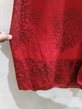 Elegant Black Embroidered Dress | Women Locally Made Kurta | Medium | Worn Once