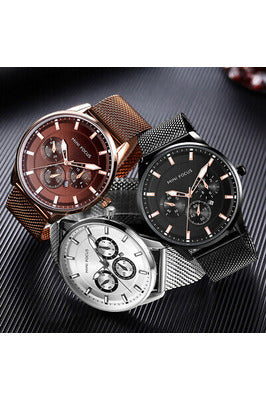 Buy Mini Focus Silver Mesh Silver 45 mm Dial Quartz Gents Watch- MF0178G-5 in Pakistan