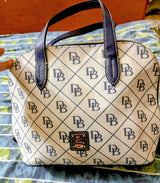 Dooney & Bourke | Women Bags | Shoulder & Tote Bags | Medium | White & Black | Preloved