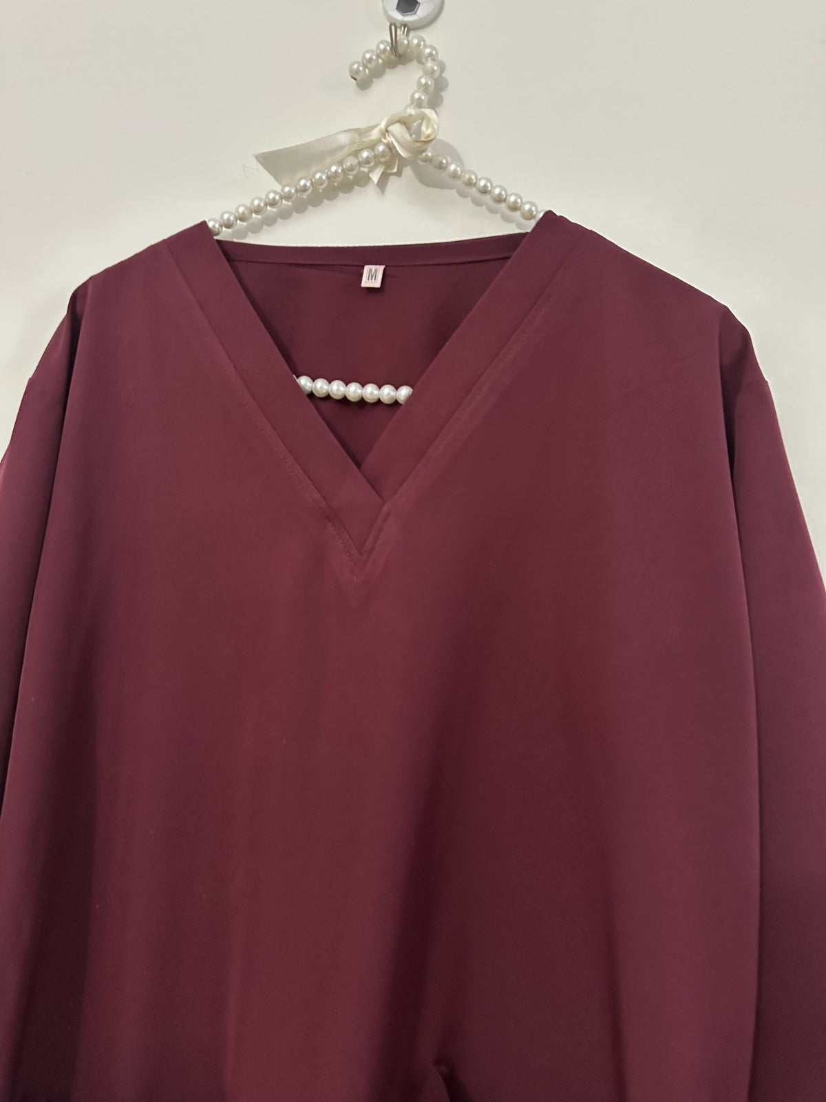 Maroon Coord Set | Women Locally Made Kurta | Medium | New